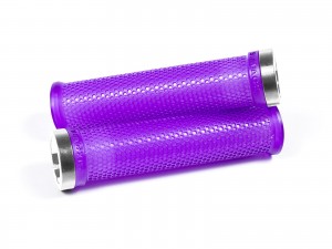SIXPACK - Grips M-Trix Lock-On trans purple / silver