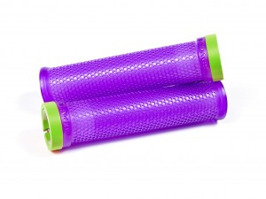 SIXPACK - Grips M-Trix Lock-On trans purple / liquid-green