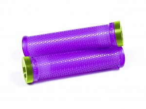 SIXPACK - Grips M-Trix Lock-On trans purple / electric-green