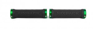 SIXPACK - Grips Fingertrix black / green ano.