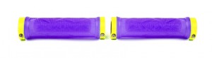SIXPACK - Grips Fingertrix trans purple / neon-yellow clam