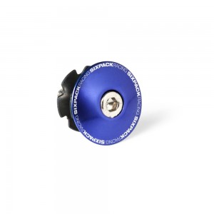 SIXPACK - Aheadcap standard 1-1/8" mit Kralle blau