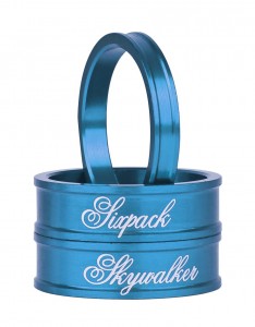 SIXPACK - SKYWALKER CNC Spacer Set hell-blau